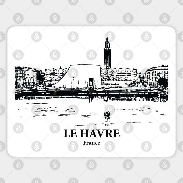 Le Havre - France Sticker by Lakeric
